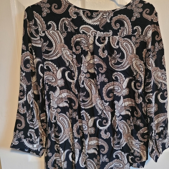 Part Two paisley blouse size 38 - Picture 7 of 12